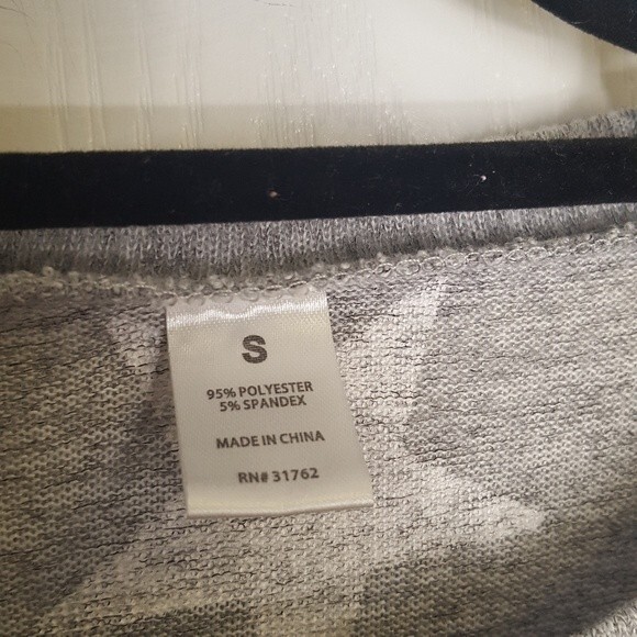 Grey Star Tunic Sweatshirt NWOT - Picture 3 of 4